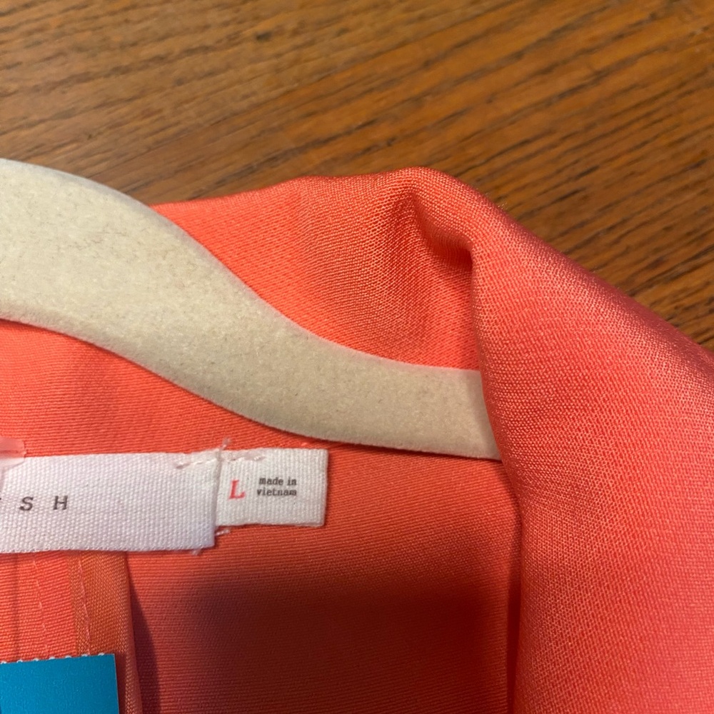 Lush Coral Single Button Blazer - size l - Picture 6 of 10